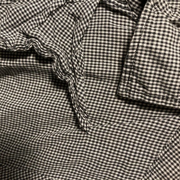 🦋 3/$25 Jacob Gingham Button-Up with Frills - Picture 12 of 15